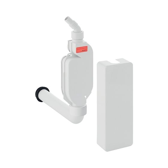 Geberit Aufputz-Geruchsverschluss für Geräte, mit Abdeckung Außendurchmesser 40mm, weiß-alpin