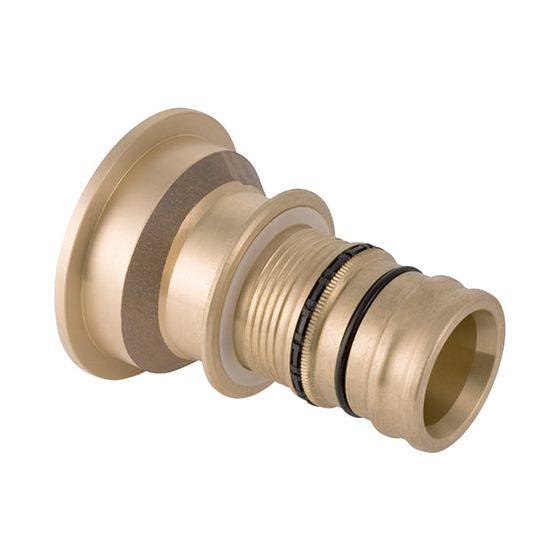 Geberit Bund mit Pressnippel, für Geberit Mepla Losflanschen PN 6, PN 10/16, d 75mm, da 95mm, DN 65, Rotguss bleifrei
