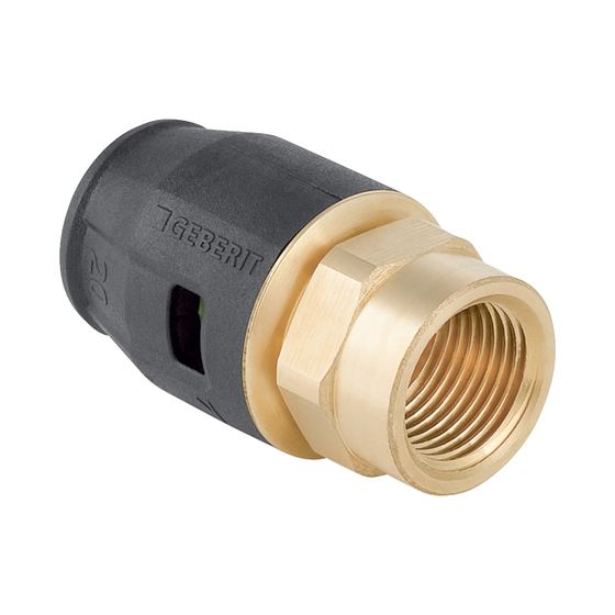 Geberit PushFit Übergang mit Innengewinde CW617N, d 20mm, Rp 1/2″