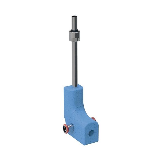 Geberit Mapress Metallrohr-Anschluss-T-Stück mit Dämmbox Anschlussver. für Eurokonus Kupfer d 18mm d1 18mm d2 15mm L1 30cm