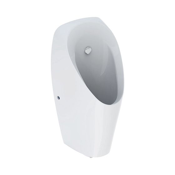 Geberit Tamina Urinal mit integrierter Steuerung, Generatorbetrieb Tiefe 37cm, Abgang nach hinten, Zulauf hinten, Weiß
