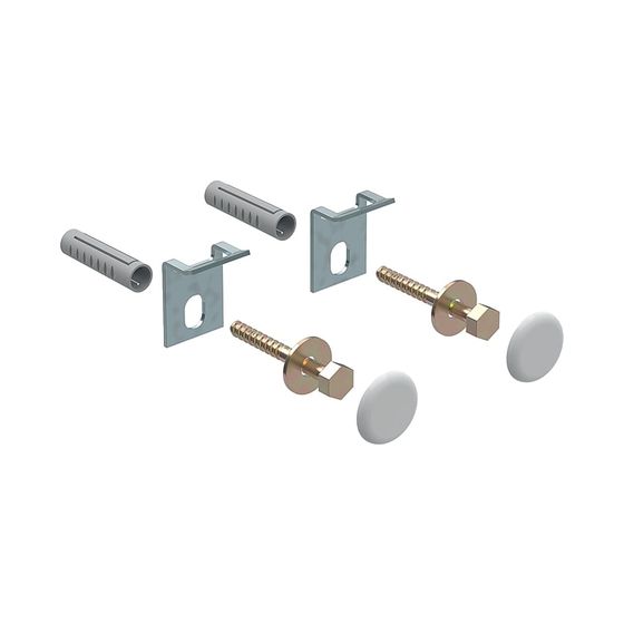 Geberit Befestigungsmaterial für Stand-WC und Standbidet, Befestigung an Wand