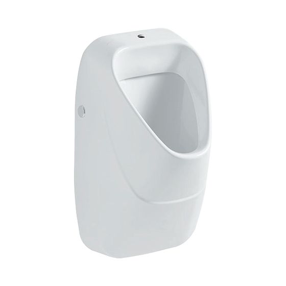 Geberit Alivio Urinal Zulauf von oben, Tiefe 34cm, Abgang nach hinten oder nach unten, Zulauf oben, Weiß
