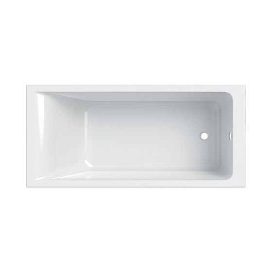 Geberit Renova Plan Rechteckbadewanne 160x75cm, Gesamtvolumen 196l