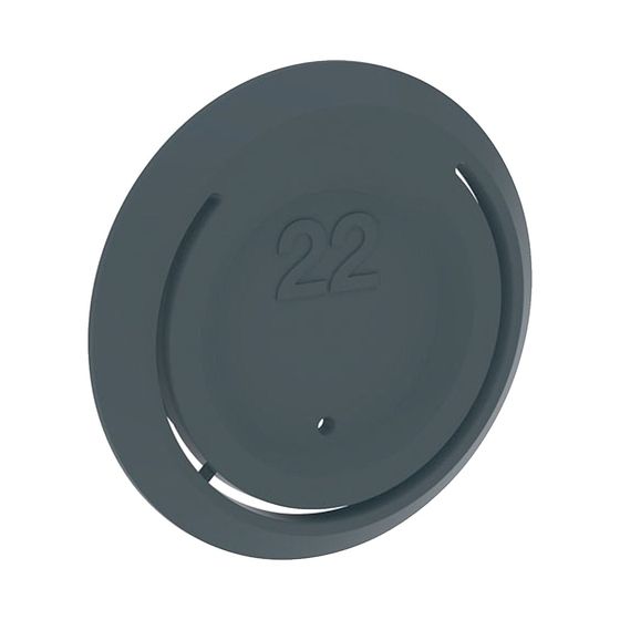 Geberit Mapress Schutzstopfen für Pressmuffe, Außendurchmesser 54mm, Anthrazitgrau