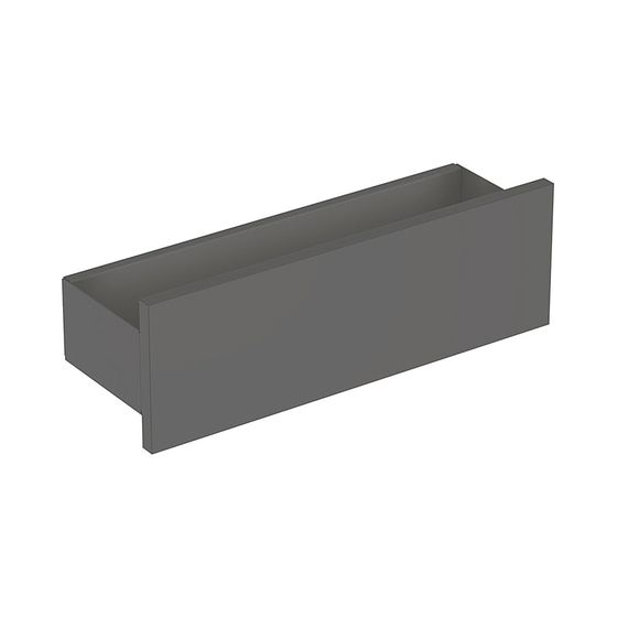 Geberit Smyle Square Wandablage, 45x14,8x15cm, Lava pulverbeschichtet matt, Lava lackiert matt