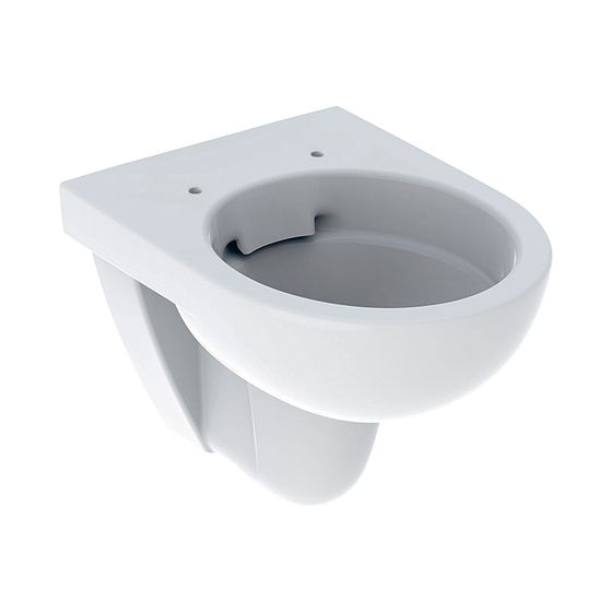 Geberit Renova Compact Wand-WC Tiefspüler, verkürzte Ausladung, Rimfree, Tiefe 48cm, Weiß/KeraTect