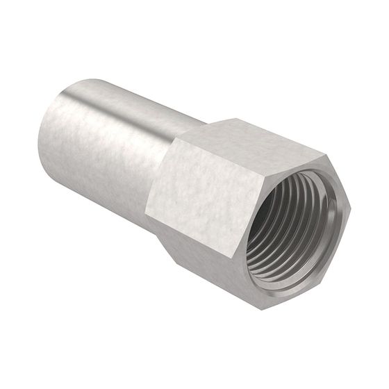 Geberit Mapress Edelstahl Übergang mit Innengewinde und Einschubende d 108mm, Rp 1/2″