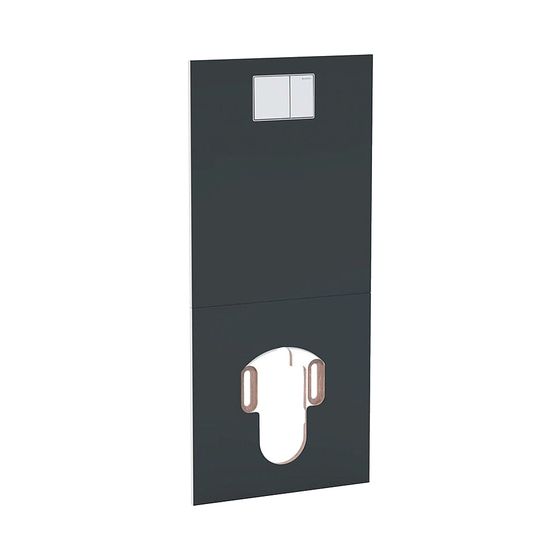 Geberit Drückerplatte für Geberit AquaClean WC-Komplettanlage, Schwarz/Glas