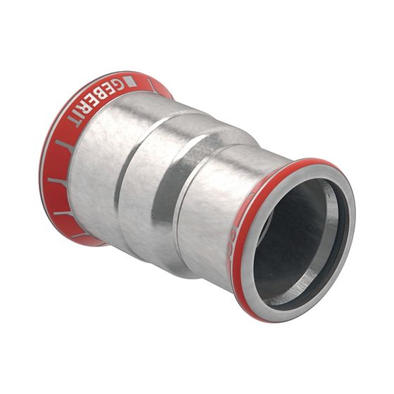 Geberit Mapress C-Stahl Muffe reduziert d 54mm, d1 35mm