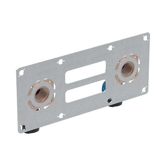 Geberit FlowFit Set Anschlusswinkel 90 Grad zweifach Bleifreier, d 16mm, Rp 1/2″, L1 4,7cm, AD 15cm, Rotguss
