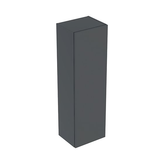 Geberit Smyle Square Mittelhochschrank mit 1 Tür, 36x118x29,9cm, Lava lackiert matt