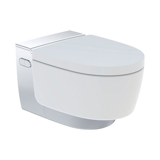 Geberit AquaClean Mera Comfort Dusch-WC-Komplettanlage Wand-WC hochglanz-verchromt
