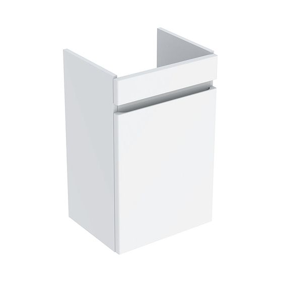Geberit Renova Plan Unterschrank für Handwaschbecken, 1 Tür, 38,4x60,5x30,8cm, Waschtisch 45cm, Weiß