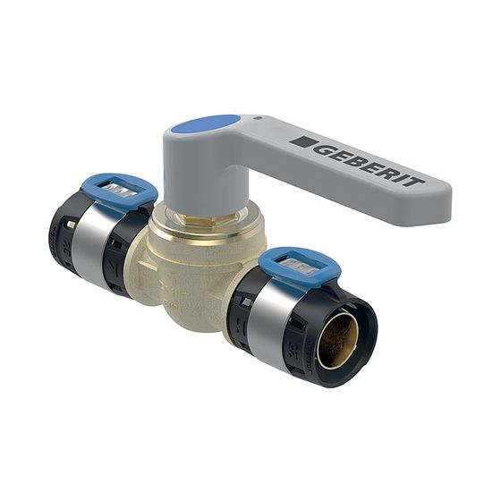 Geberit FlowFit Kugelhahn mit Betätigungshebel, d 20mm