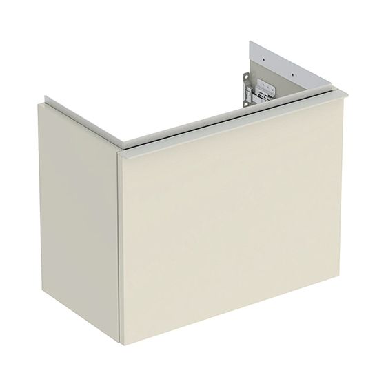 Geberit iCon Unterschrank für Handwaschbecken 1 Schublade 53x415cm Sandgrau lackiert hochglänzend/Sandgrau pulverb. matt
