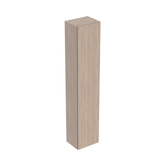 Geberit iCon Hochschrank mit 1 Tür, 36x180x29,1cm, Eiche Melamin Holzstruktur