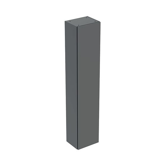 Geberit iCon Hochschrank mit 1 Tür, 36x180x29,1cm, Lava lackiert matt