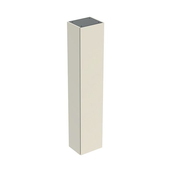 Geberit iCon Hochschrank mit 1 Tür, 36x180x29,1cm, Sandgrau lackiert hochglänzend