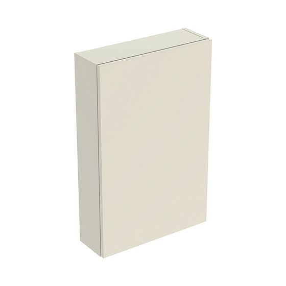 Geberit Hängeschrank rechteckig, mit einer Tür 45x70cm, Sandgrau lackiert hochglänzend