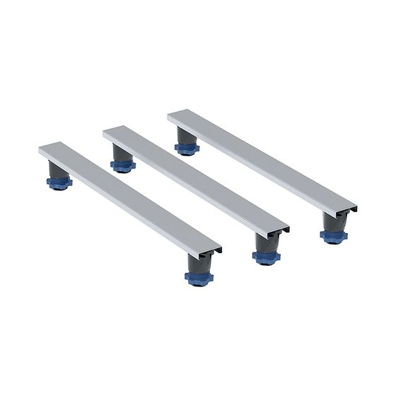 Geberit Set Füße und 3 Traversen, für Duschwannen aus Steinharz, bis 140cm 70x9,2–21cm