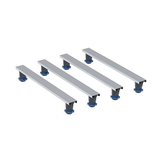 Geberit Set Füße und 4 Traversen, für Duschwannen aus Steinharz, ab 140cm 70x9,2–21cm
