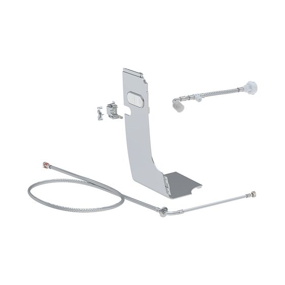 Geberit Wasseranschlussset für Kappa Unterputz-Spülkästen 15cm für AquaClean Mera WC-Komplettanlagen, Alpinweiß