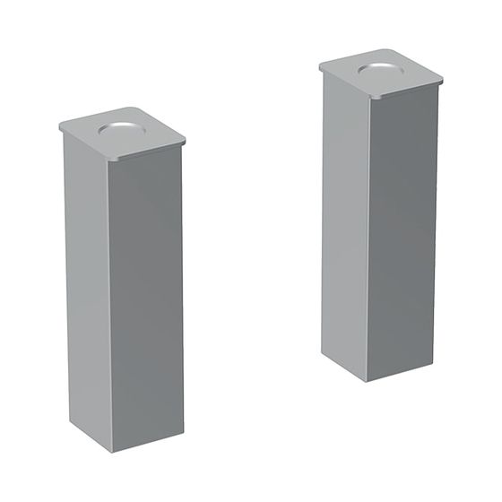 Geberit Set Füße Höhe 23-24,5cm, verchromt