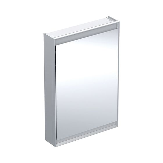 Geberit ONE Spiegelschrank mit ComfortLight, 1 Tür rechts, AP-Montage, Höhe 90cm B 60cm, Aluminium eloxiert