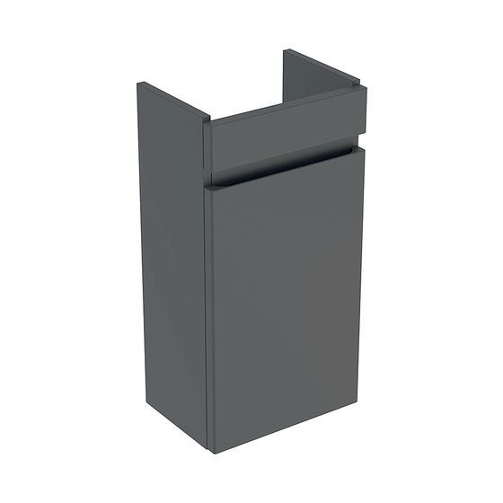 Geberit Renova Plan Unterschrank für Handwaschbecken, 1 Tür, verk. Ausladung, 31,4x60,5x22cm, Waschtisch 36cm, Lava