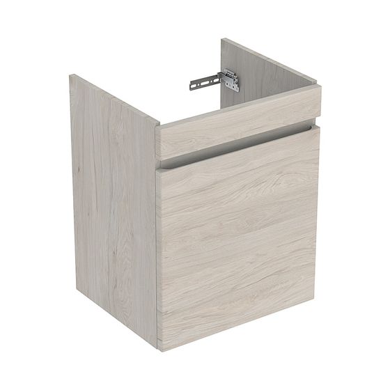 Geberit Renova Plan Unterschrank für Waschtisch 1 Schublade, 1 Innenschublade, 48,4x60,6x40,7cm, Waschtisch 55cm, Nussbaum hell