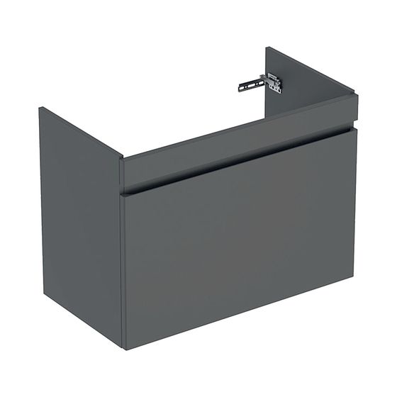 Geberit Renova Plan Unterschrank für Waschtisch, 1 Schublade, 1 Innenschublade, 83,2x60,6x44,6cm, Waschtisch 90cm, Lava