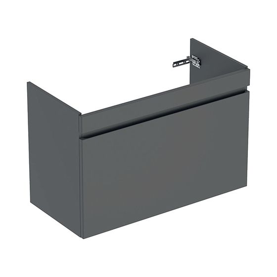 Geberit Renova Plan Unterschrank für Waschtisch, 1 Schublade, 1 Innenschublade, 92,8x60,6x44,6cm, Waschtisch 100cm, Lava