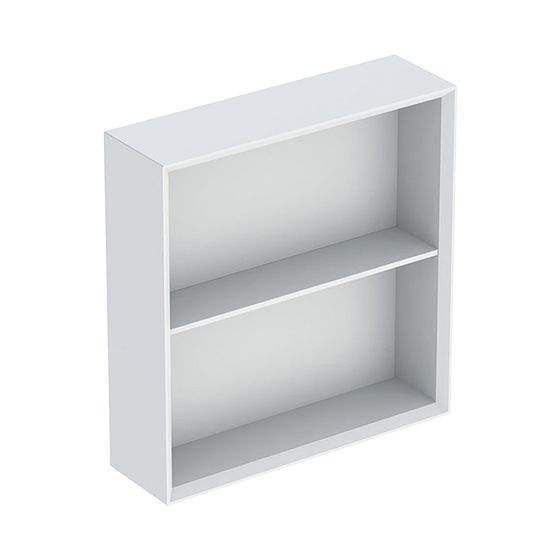 Geberit iCon Regal quadratisch, 45x46,7x13,2cm, Weiß lackiert matt