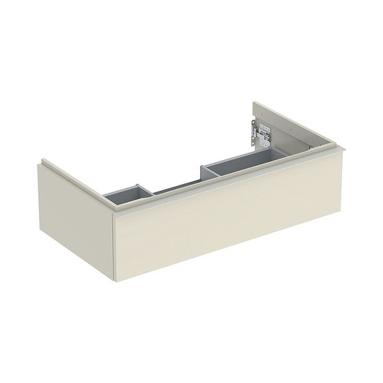 Geberit iCon Unterschrank für Waschtisch 1 Schublade Waschtisch 90cm Sandgrau lackiert hochglänzend/Sandgrau pulverb. matt
