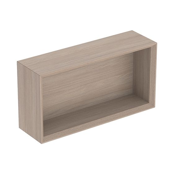 Geberit iCon Wandbox rechteckig, 45x23,3x13,2cm, Eiche Melamin Holzstruktur
