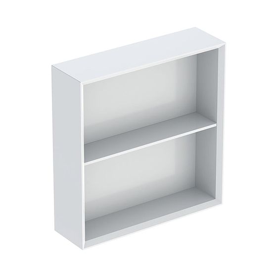 Geberit iCon Regal quadratisch, 45x46,7x13,2cm, Weiß lackiert hochglänzend