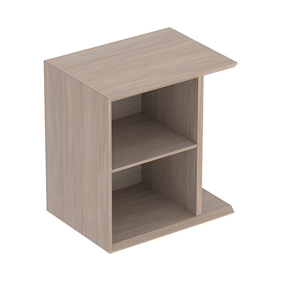 Geberit iCon Seitenelement, 37x40x27,3cm, Eiche Melamin Holzstruktur
