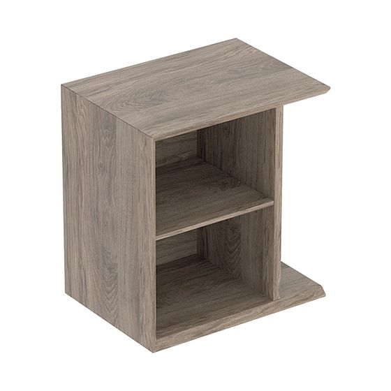 Geberit iCon Seitenelement, 37x40x27,3cm, Nussbaum hickory Melamin Holzstruktur