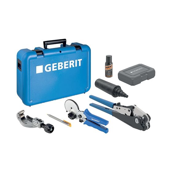 Geberit FlowFit Handpresswerkzeug in Koffer Außendurchmesser 16/20/25/32/40mm