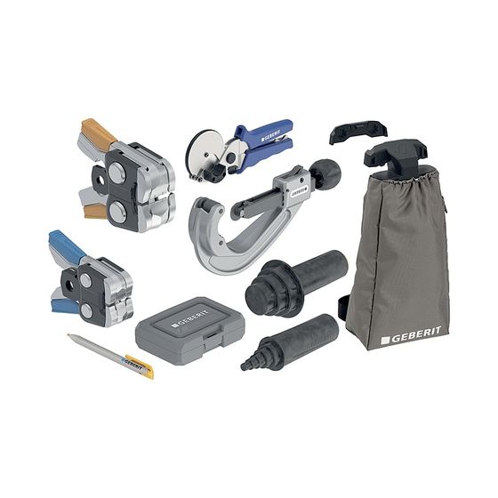 Geberit FlowFit Set Pressbacke Typ 2 Außendurchmesser 16/20/25/32/40/50/63/75mm