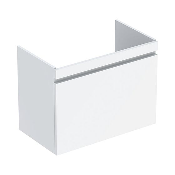 Geberit Renova Plan Unterschrank für Waschtisch, 1 Schublade, 1 Innenschublade, 78,2x60,6x44,6cm, Waschtisch 85cm, Weiß
