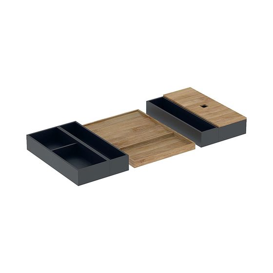 Geberit Set Schubladeneinsätze für obere Schublade Breite Waschtisch 75cm