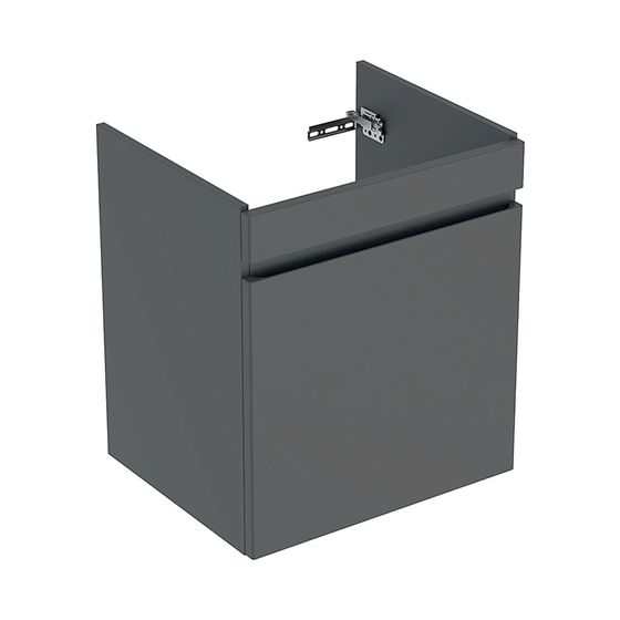 Geberit Renova Plan Unterschrank für Möbelwaschtisch, 1 Schublade, 1 Innenschublade, 58,8x60,5x47,3cm, Lava lackiert matt