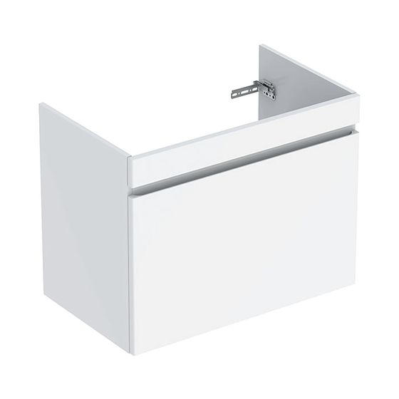 Geberit Renova Plan Unterschrank für Möbelwaschtisch, 1 Schublade/Innenschublade, 78,8x60,5x47,3cm, Weiß/lackiert hochglanz