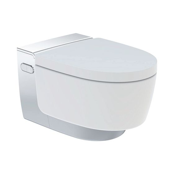Geberit AquaClean Mera Classic Dusch-WC-Komplettanlage Wand-WC hochglanz-verchromt
