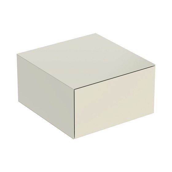 Geberit ONE Seitenschrank 1 Schublade, 45x24,5x47cm, Sandgrau hochglanz