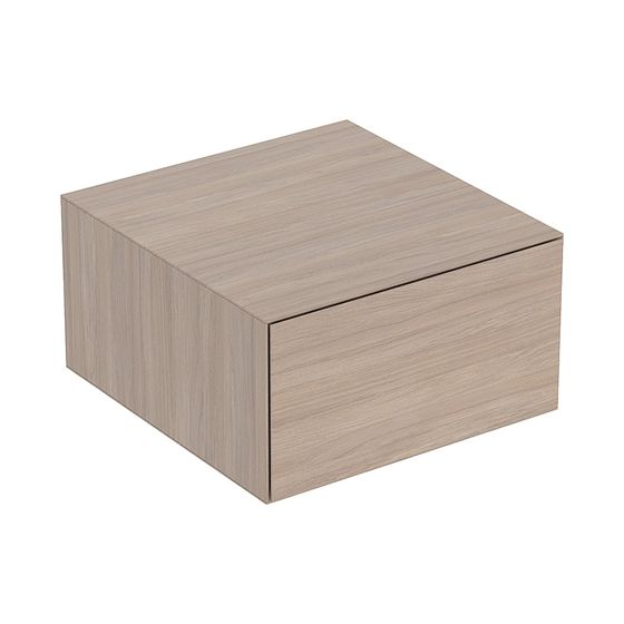 Geberit ONE Seitenschrank 1 Schublade, 45x24,5x47cm, Eiche