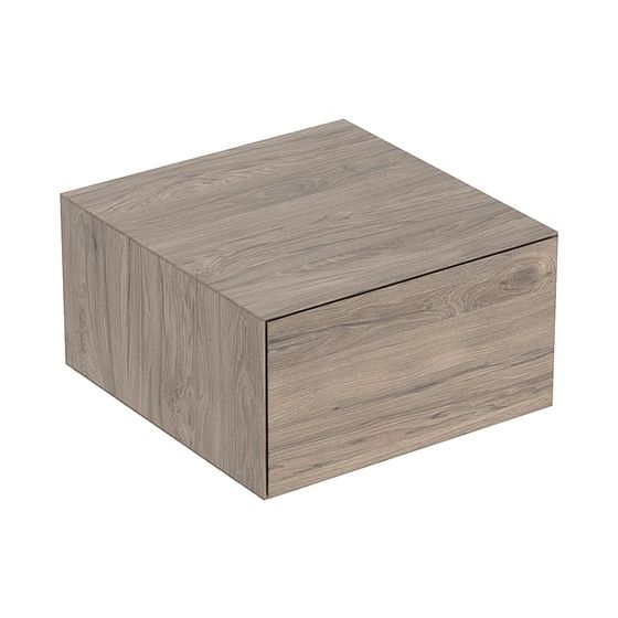Geberit ONE Seitenschrank 1 Schublade, 45x24,5x47cm, Nussbaum hickory