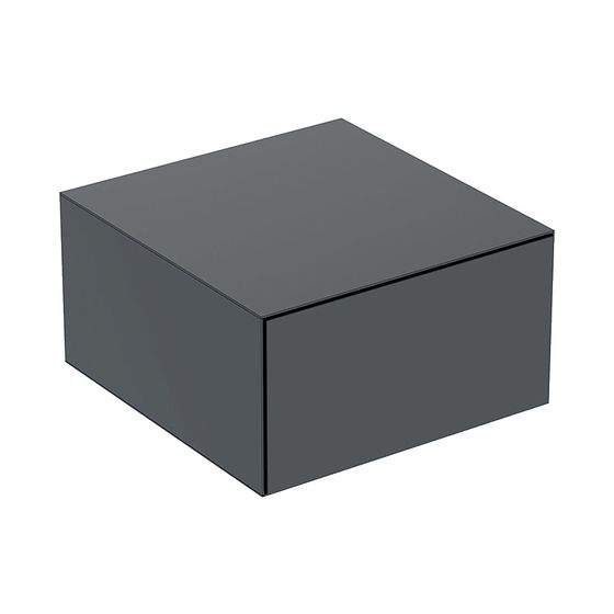 Geberit ONE Seitenschrank 1 Schublade, 45x24,5x47cm, Mattschwarz